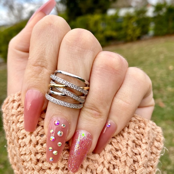 NEW Gold/Silver Stamped 925 Ring - Picture 5 of 11